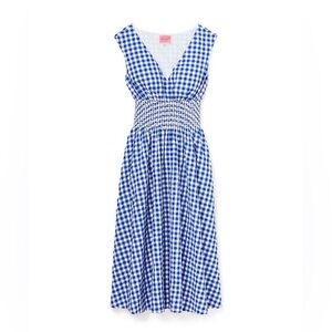 KATE SPADE Women’s gingham smocked waist dress❤️❤️